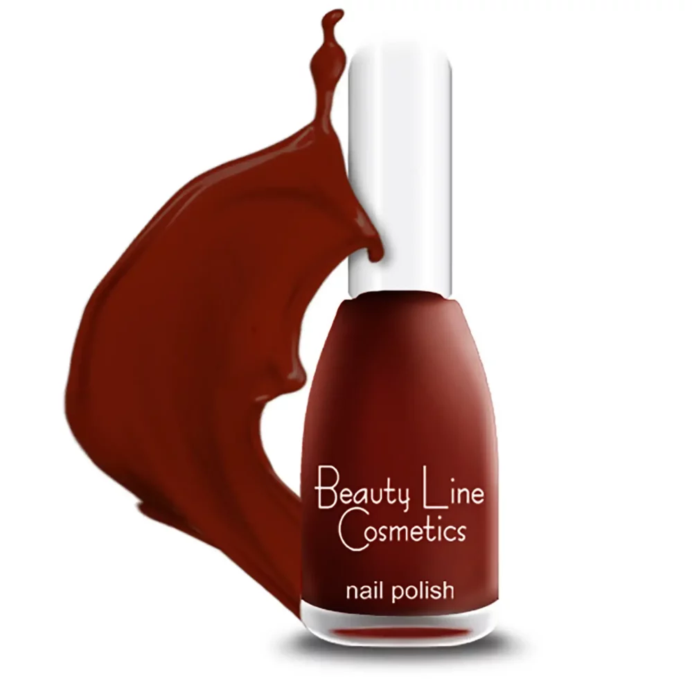 Beauty Line Βερνίκι Νυχιών Χρώμα - No668- Μπορντώ Σκούρο (16ml)