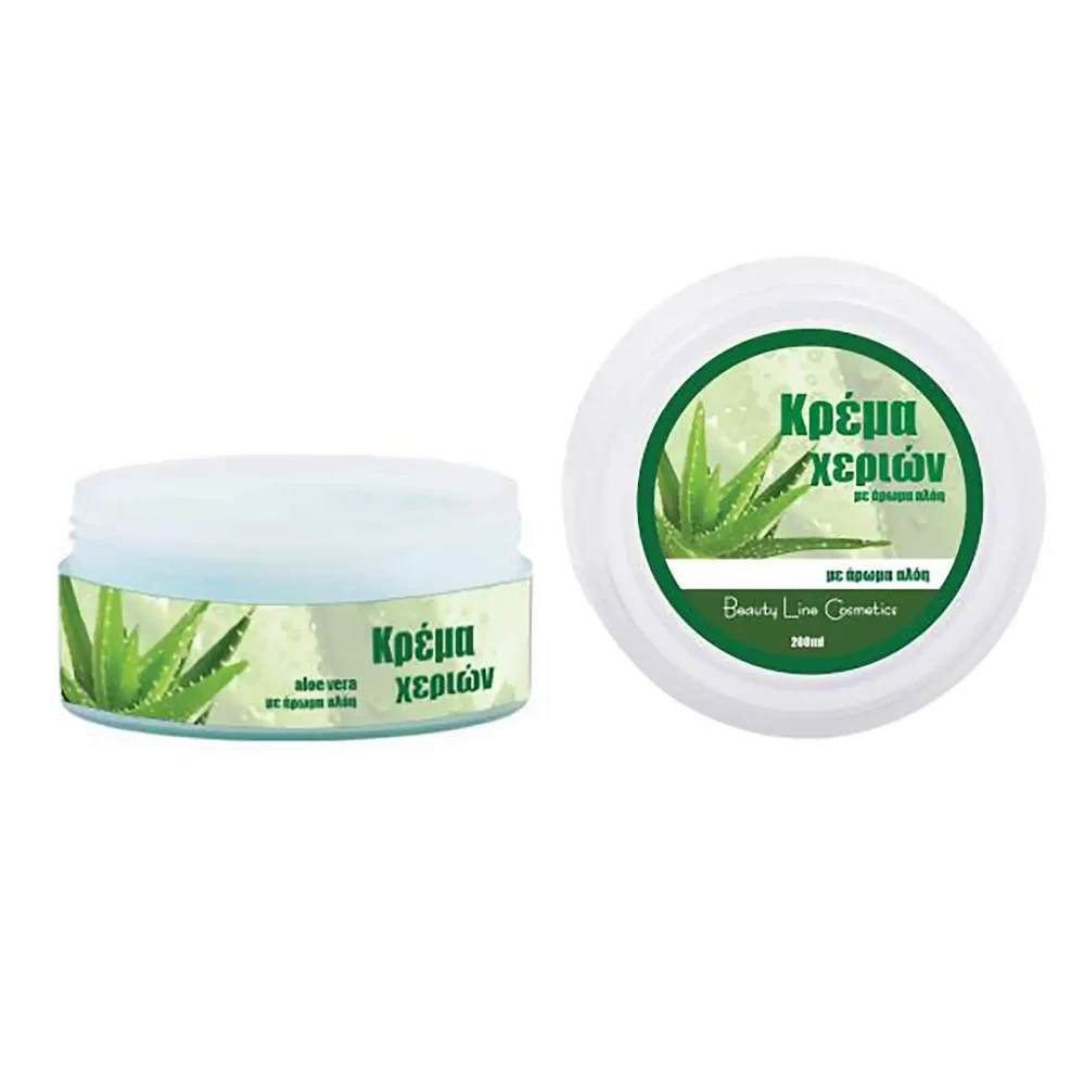 Beauty Line Κρέμα Χεριών Aloe Vera σε Βάζο (200ml)