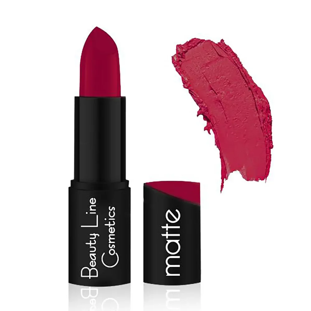 Beauty Line Κραγιόν Ματ Χρώμα - No14- Blood Rose