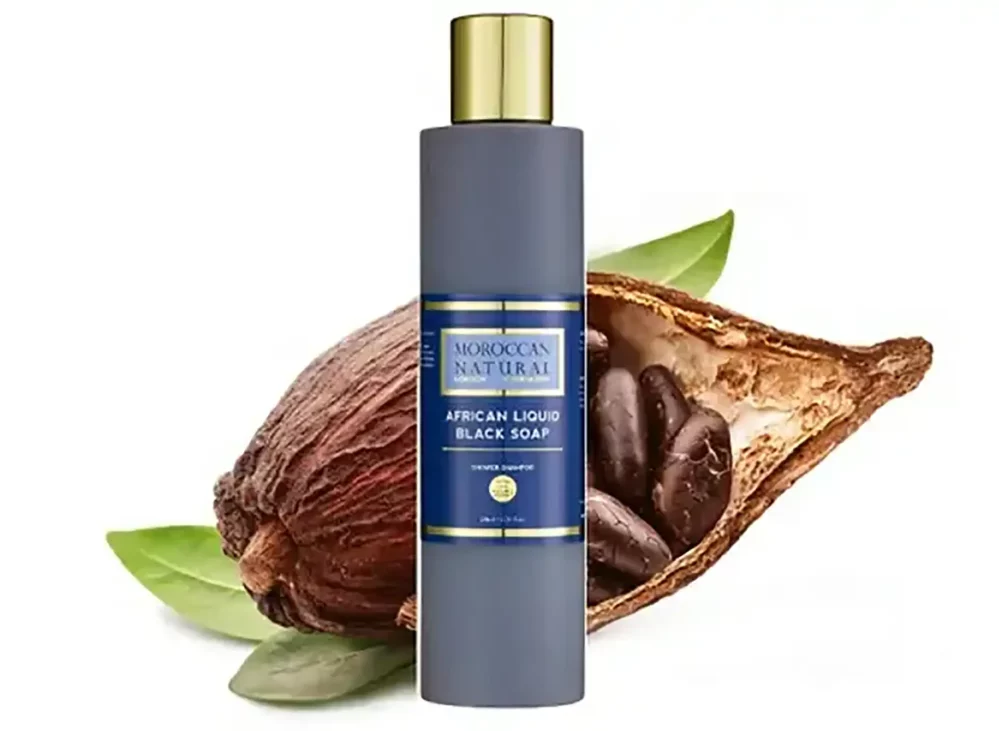 Moroccan Natural - 100% Φυσικό Μαύρο Υγρό Αφρικανικό Σαπούνι