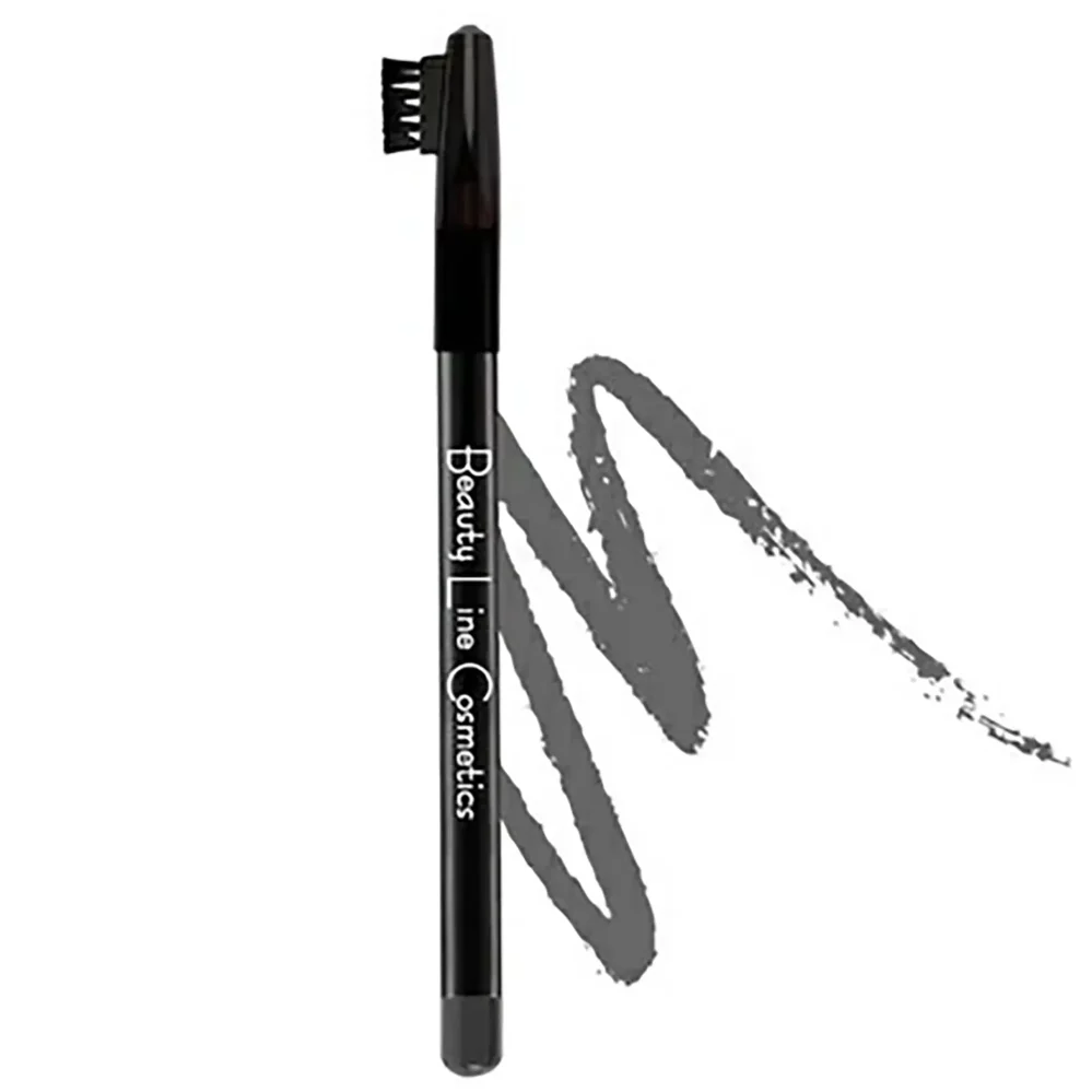 Beauty Line Μολύβι Φρυδιών Χρώμα No001- Γκρί Σκούρο