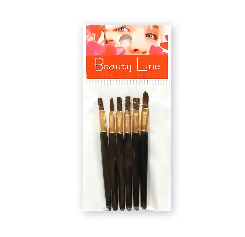 Πινελάκια σετ 6τ για lip-gloss/κραγιόν σε σακουλάκι