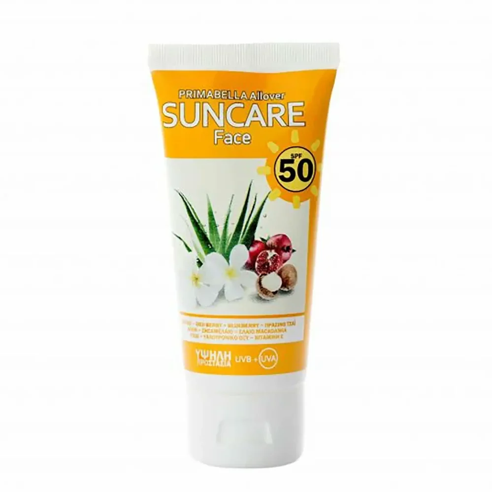 Αντηλιακό Προσώπου (UVA-UVB) SPF50 (50ml)