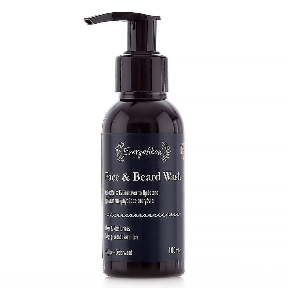 Evergetikon - Face & Beard Wash Πρόληψη Κατά της Φαγούρας στα Γένια 100ml