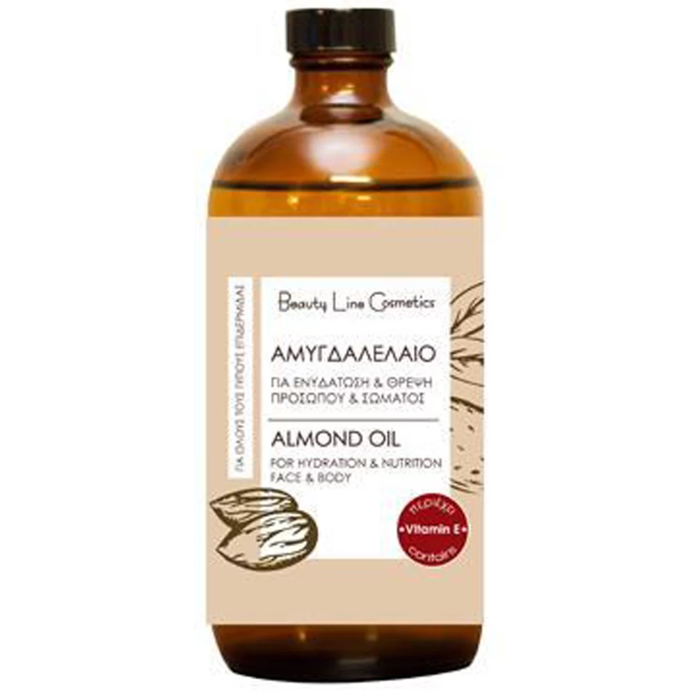 Beauty Line - Αμυγδαλέλαιο για Ενυδάτωση και Θρέψη Προσώπου και Σώματος 100ml