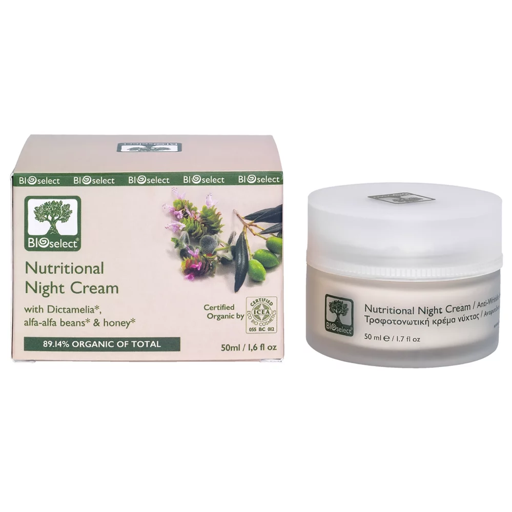 Bioselect - Τροφοτονωτική Κρέμα Νυκτός Προσώπου 50ml