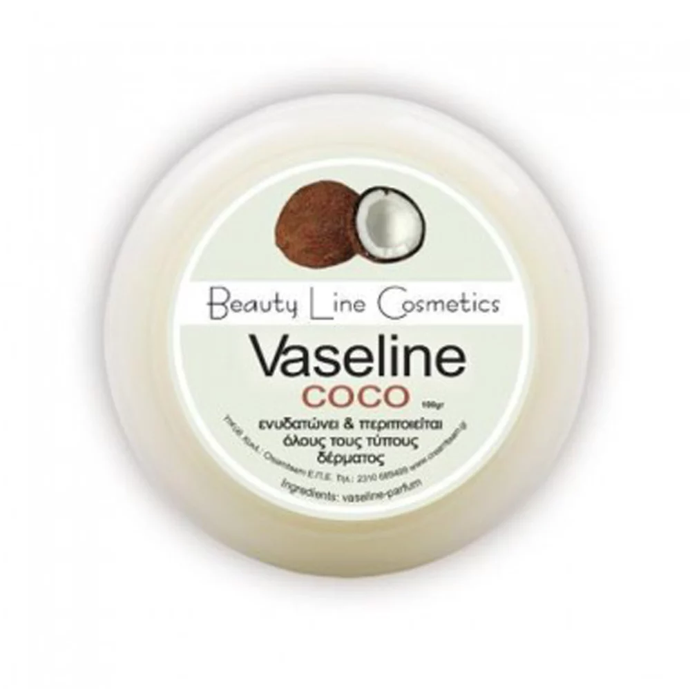 Beauty Line - Βαζελίνη με Άρωμα Καρύδα 100gr