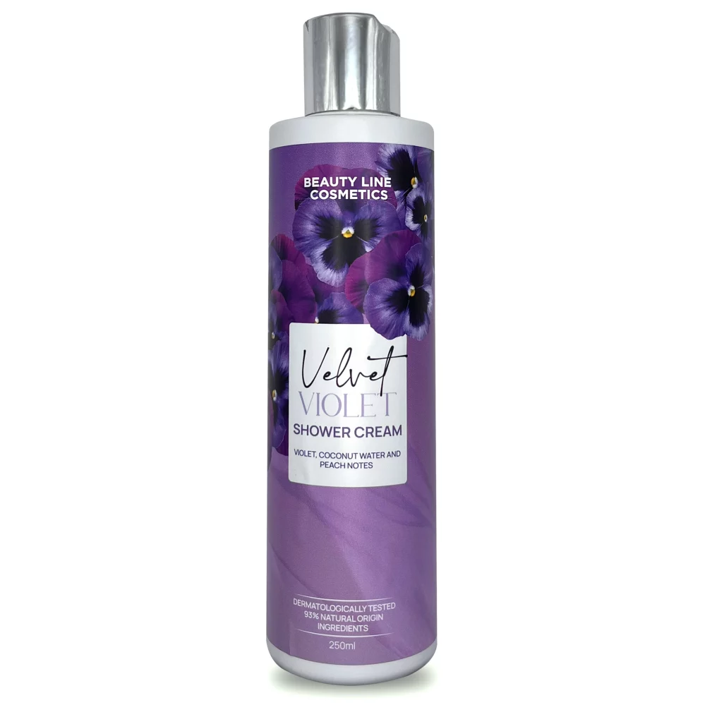 Beauty Line - Shower Cream με Άρωμα Velvet Violet 250ml