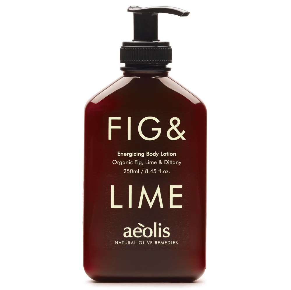 Aeolis -Λοσιόν σώματος Energizing Body Lotion με βιολογικό σύκο, ασβέστη και δίκταμο Κρήτης, 250ml