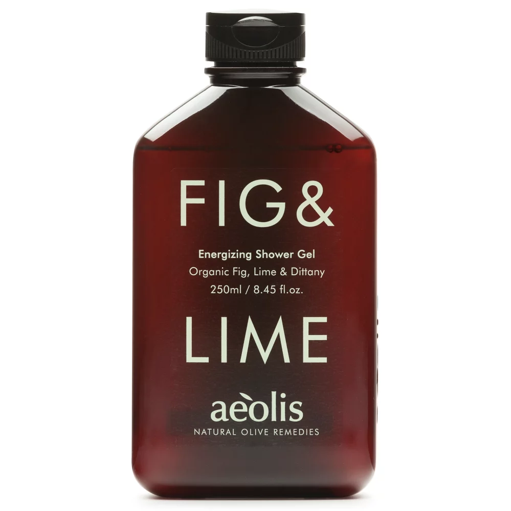 Aeolis -Αφρόλουτρο Energizing Shower Gel με Βιολογικό Σύκο, Μοσχολέμονο και Δίκταμο Κρήτης 250ml