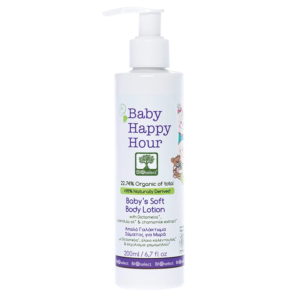 Bioselect - Απαλό Γαλάκτωμα Σώματος για Μωρά 200ml