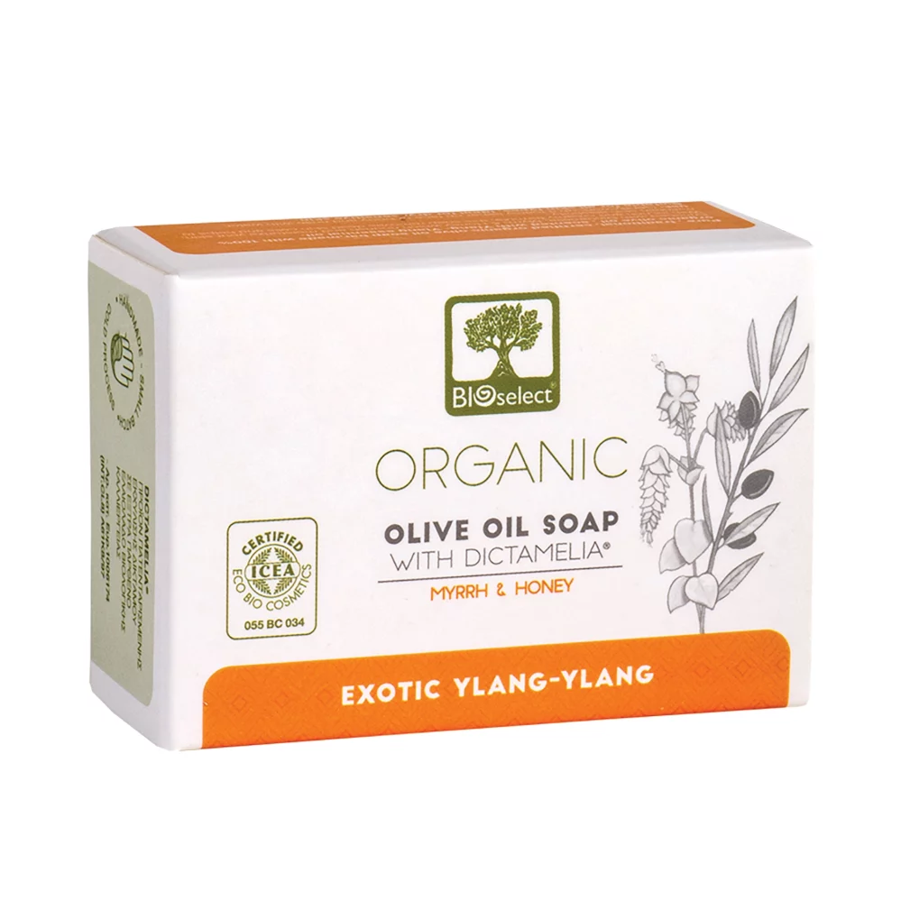 Bioselect - Organic Olive Oil Soap - Exotic Ylang Ylang 80gr