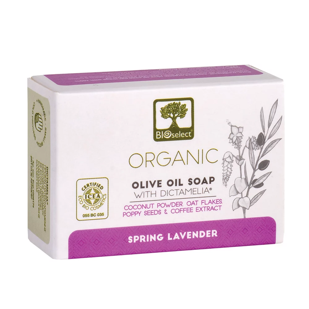 Bioselect - Organic Olive Oil Soap - Spring Levander 80gr